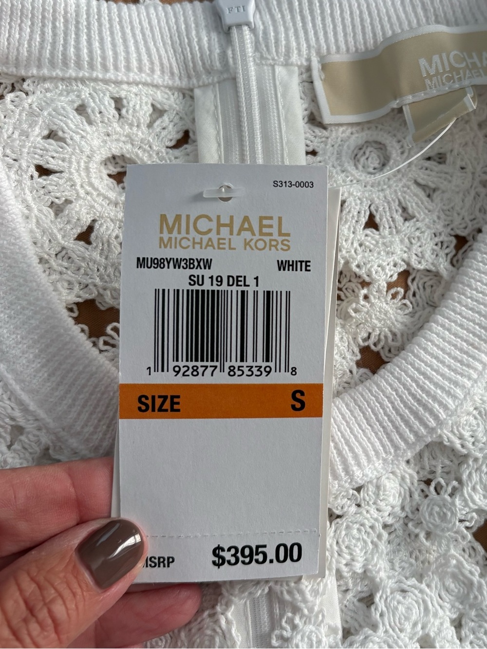 Michael Kors Medallion Floral Lace Crochet Mini Dress NWT - Picture 10 of 12